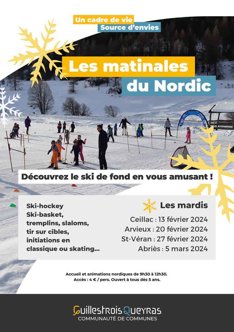 Affiche les matinales du nordic